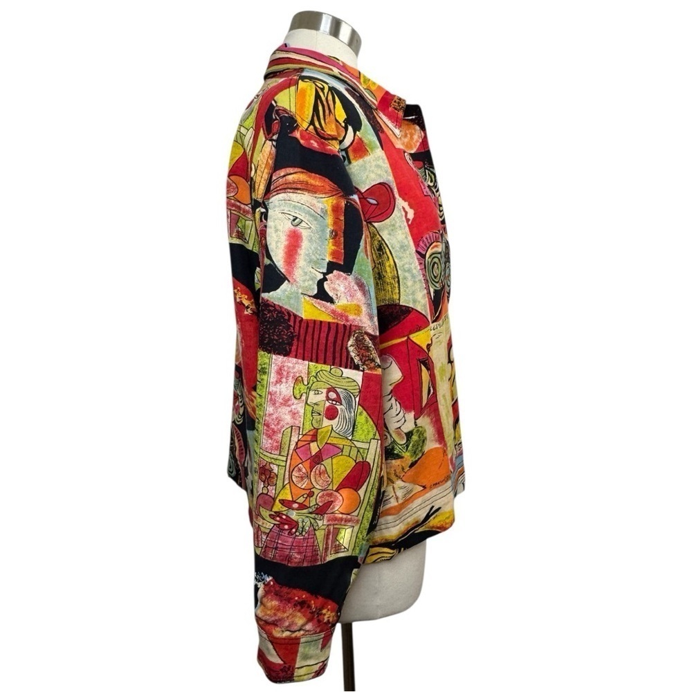 KAKTUS Vintage Abstract Picasso Print Jacket size L - Picture 4 of 7